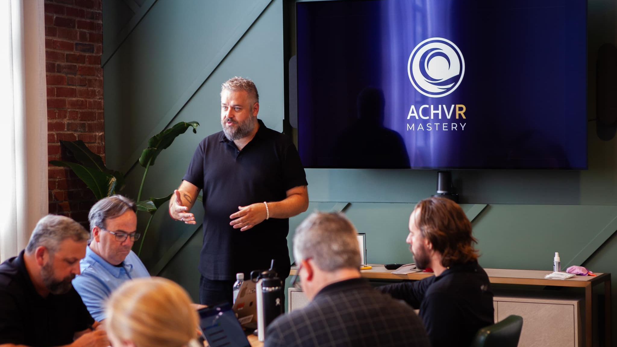 ACHVR Mastery members at a live event